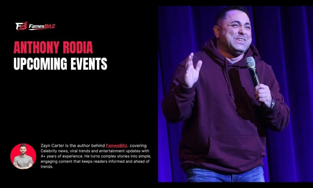 Anthony Rodia Upcoming Events