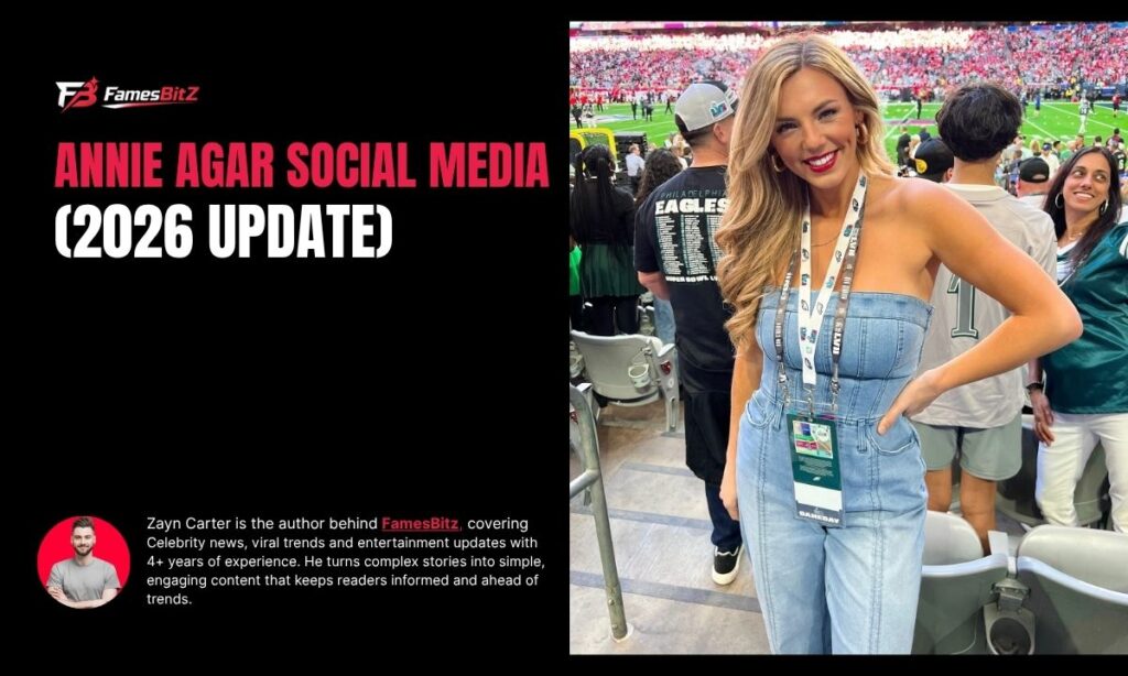 Annie Agar Social Media Presence