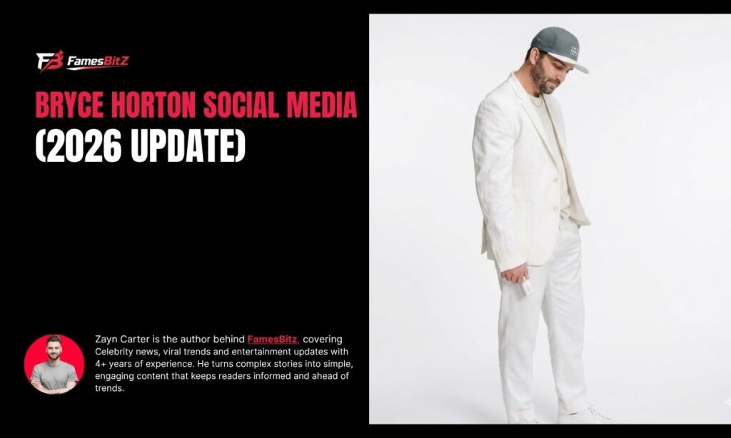Bryce Horton Social Media Presence