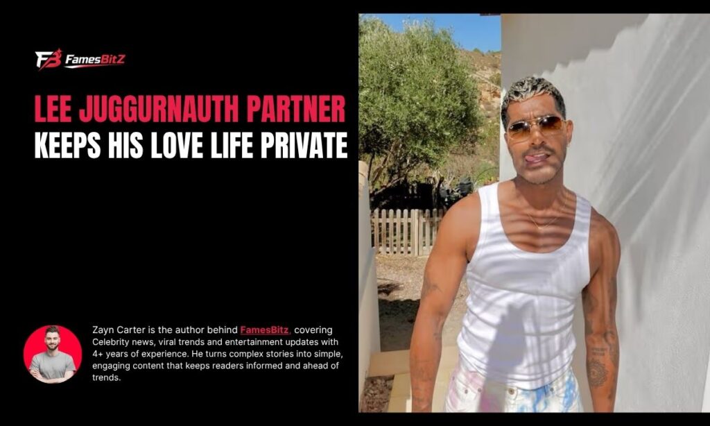 Why Lee Juggurnauth Keeps His Love Life Private