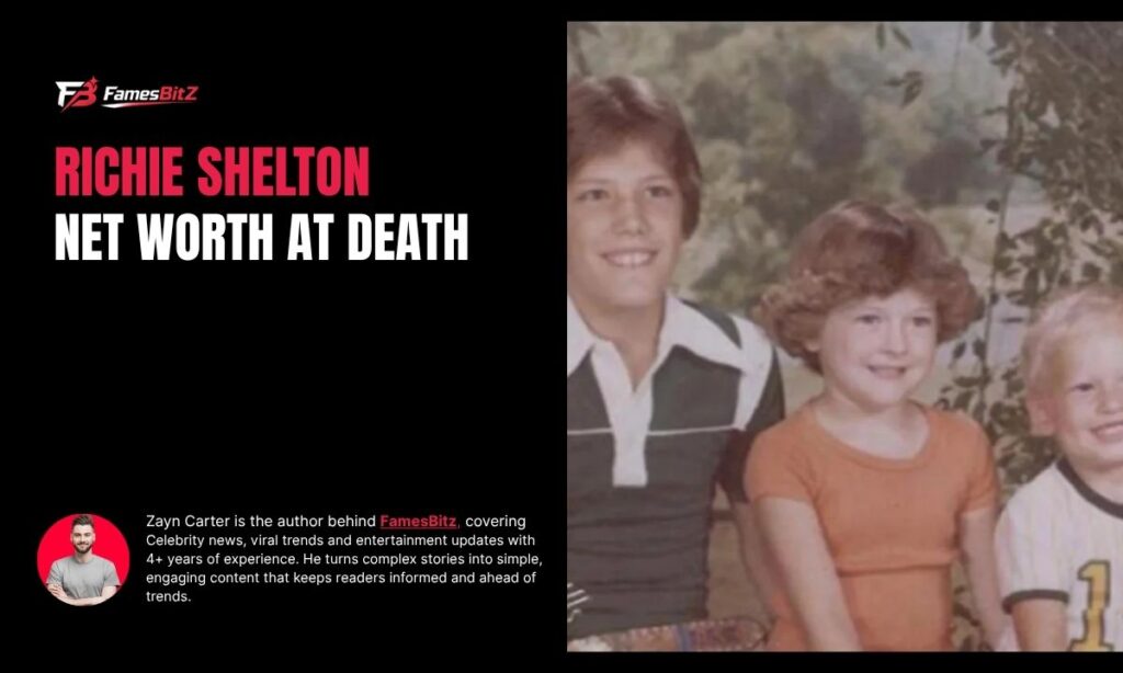 Richie Shelton Net Worth At Death