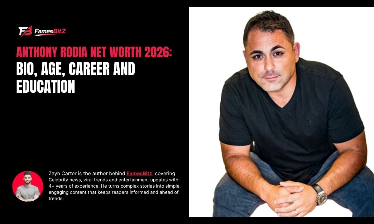 Anthony Rodia Net Worth 2026: Bio, Age, Career and Education