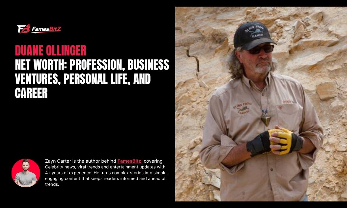 Duane Ollinger Net Worth: Profession, Business Ventures, Personal Life, and Career