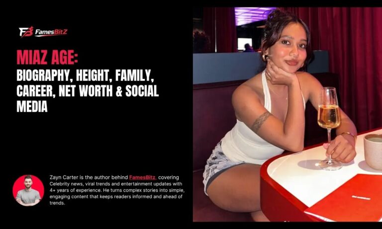 Miaz Age: Biography, Height, Family, Career, Net Worth & Social Media