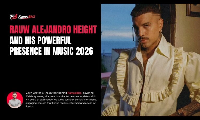 Rauw Alejandro Height, And His Powerful Presence in Music 2026