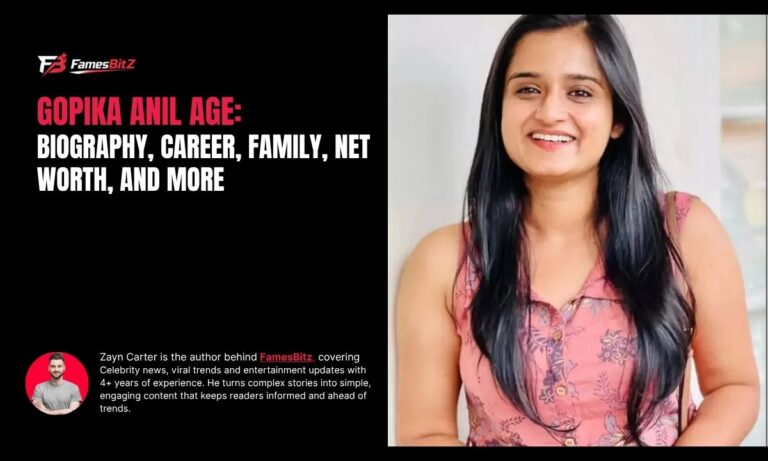 Gopika Anil Age: Biography, Career, Family, Net Worth, and More