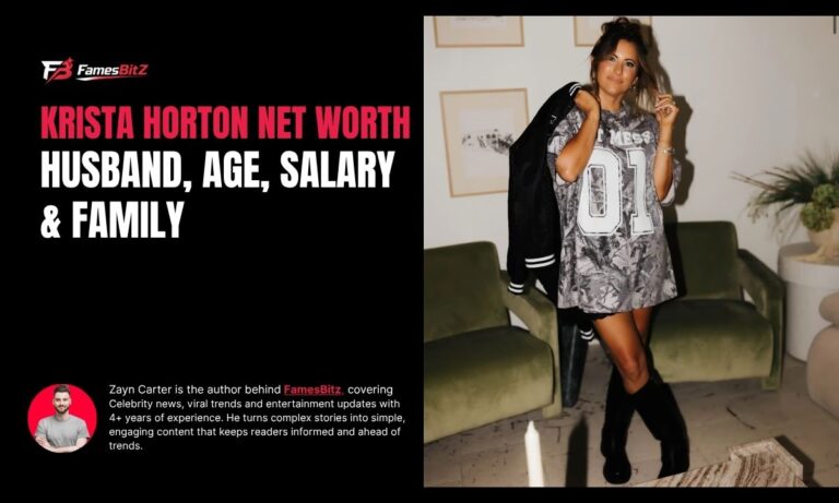 Krista Horton Net Worth 2026 – Husband, Age, Salary & Family