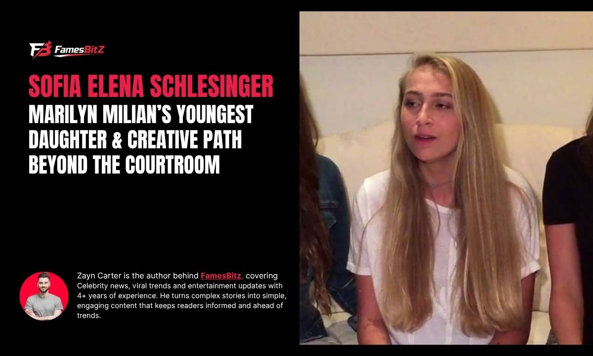 Sofia Elena Schlesinger — Marilyn Milian's Youngest Daughter & Creative Path Beyond the Courtroom
