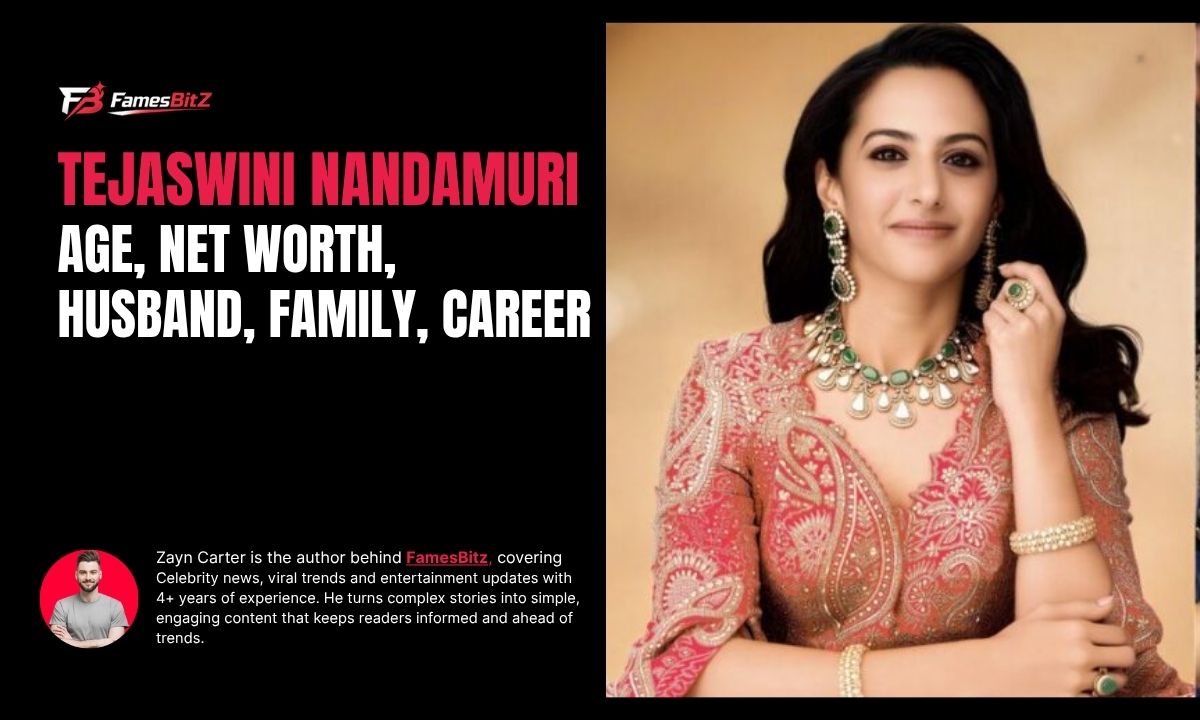 Tejaswini Nandamuri Age, Net Worth, Husband, Family, Career