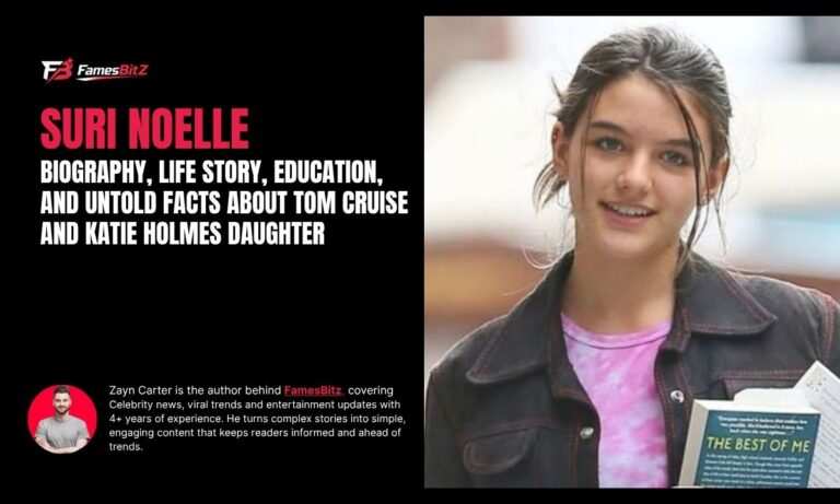 Suri Noelle Biography, Life Story, Education, and Untold Facts About Tom Cruise and Katie Holmes Daughter